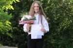 Gewinnerin des Kreis-Mathewettbewerbs