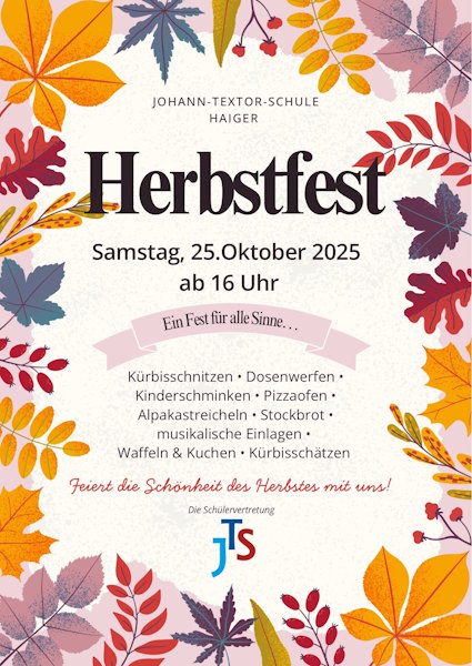 Einladung zum Herbstfest
