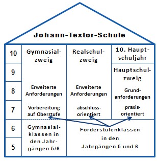 Der Aufbau der Johann-Textor-Schule